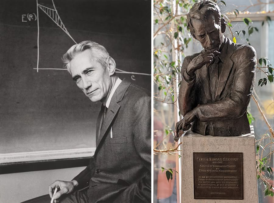 Shannon SM ’40, PhD ’40, who taught at MIT from 1956 until his retirement in 1978, was known to many as the father of information theory and of modern digital communications.