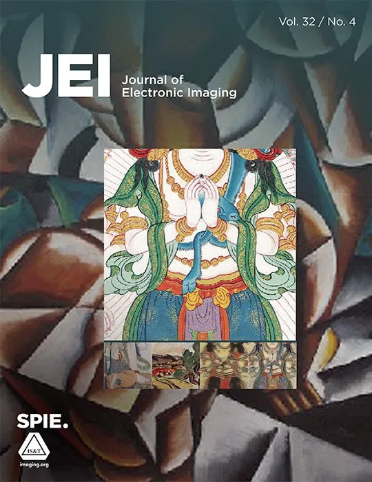 实验室最新论文被期刊 JOURNAL OF ELECTRONIC IMAGING 选为封面